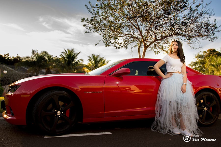 Book - 15 anos - Giullia Camila Londrina - Externa - Estúdio Beto Monteiro - Camaro Vermelho