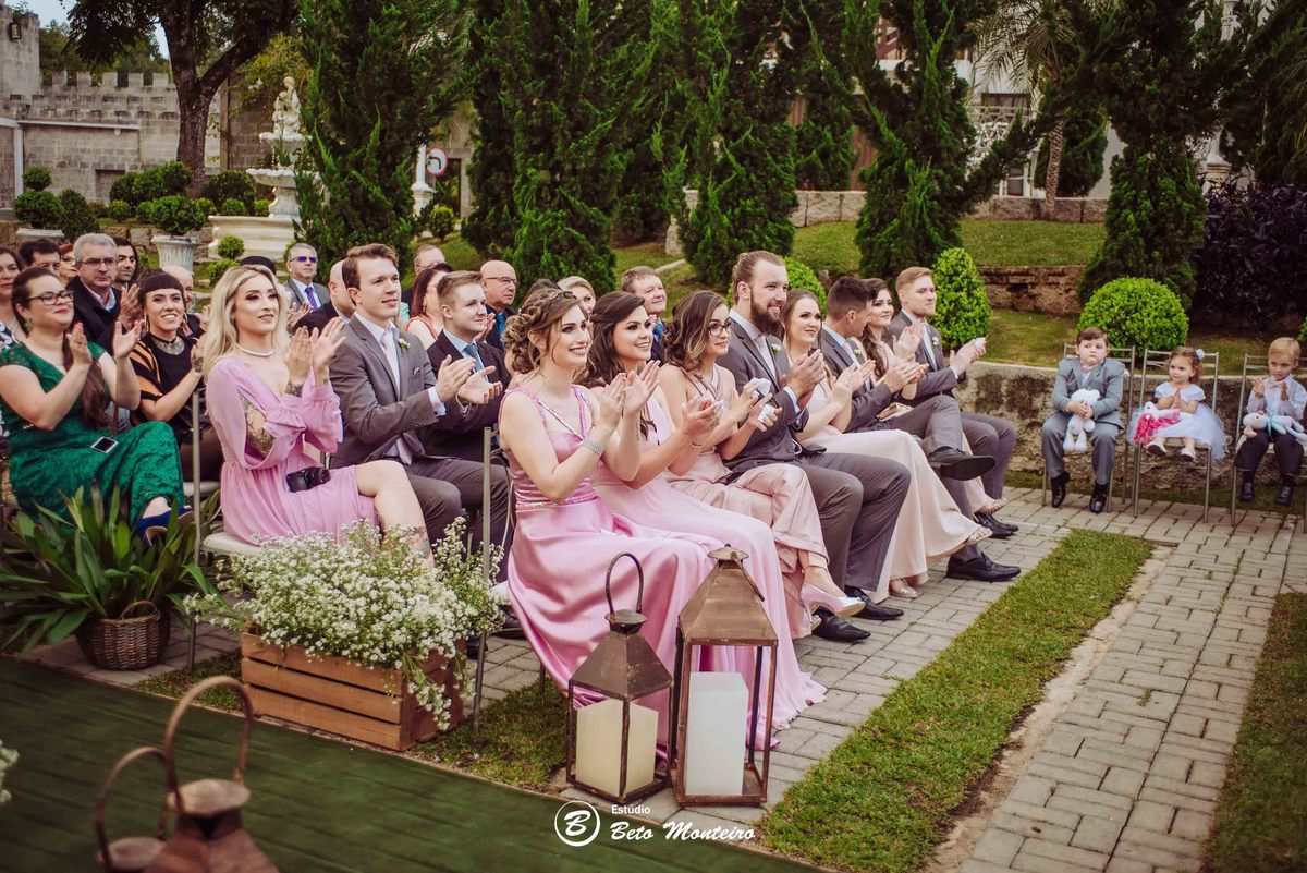 Casamento - Wedding - Pré-Casamento - Cobertura de casamento - foto e filmagem de casamento - Pré-Wedding - noiva - noivo - Estúdio Beto Monteiro - Curitiba - Castello Reale - Sol Cerimonial - Patricia e Gino - Cerimonia ao ar livre - por do sol